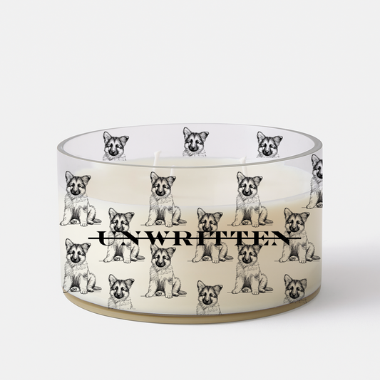 German Shepherd Container Candle