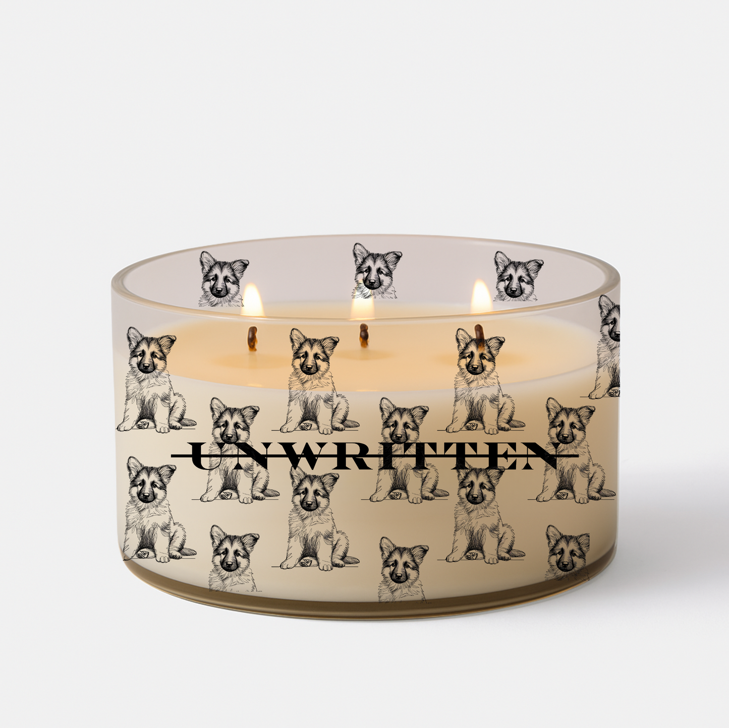 German Shepherd Container Candle