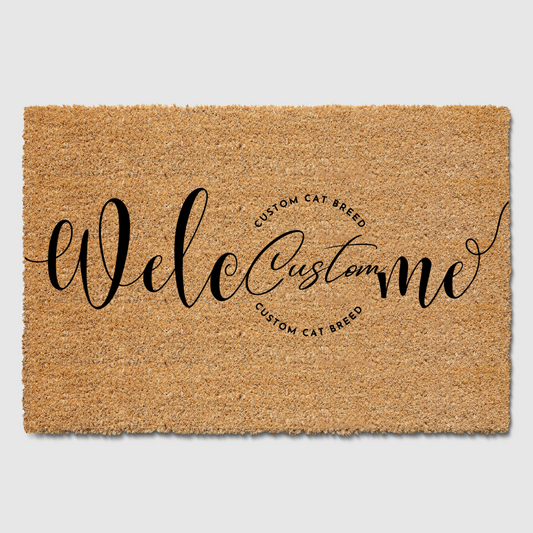 Custom Cat Breed Doormat