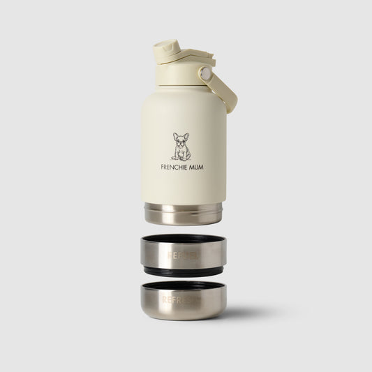 Fetch Flask | 3-In-1 Travel Bottle | Oat