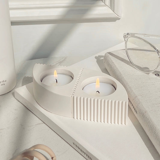 Connecting Tea Light Holder Set Of 2