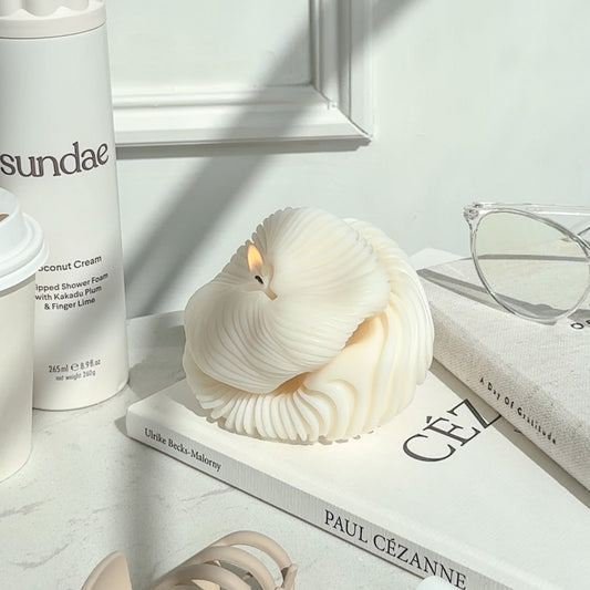 Mushroom Coral Candle