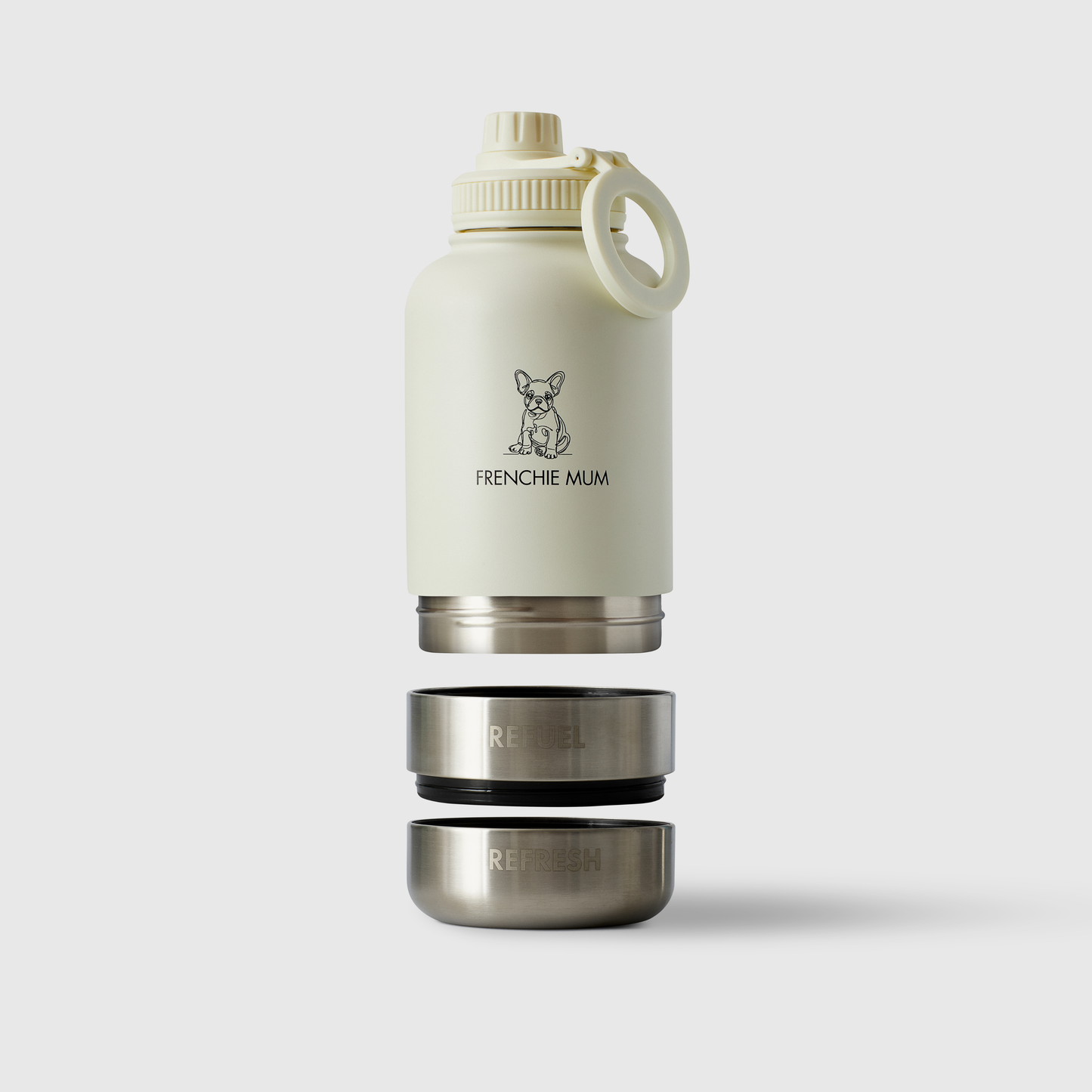 Fetch Flask | 3-In-1 Travel Bottle | Oat