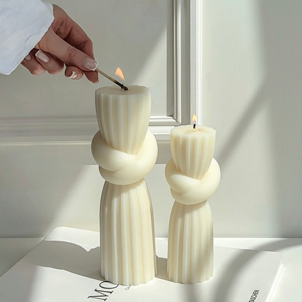 Tied Knot Candle