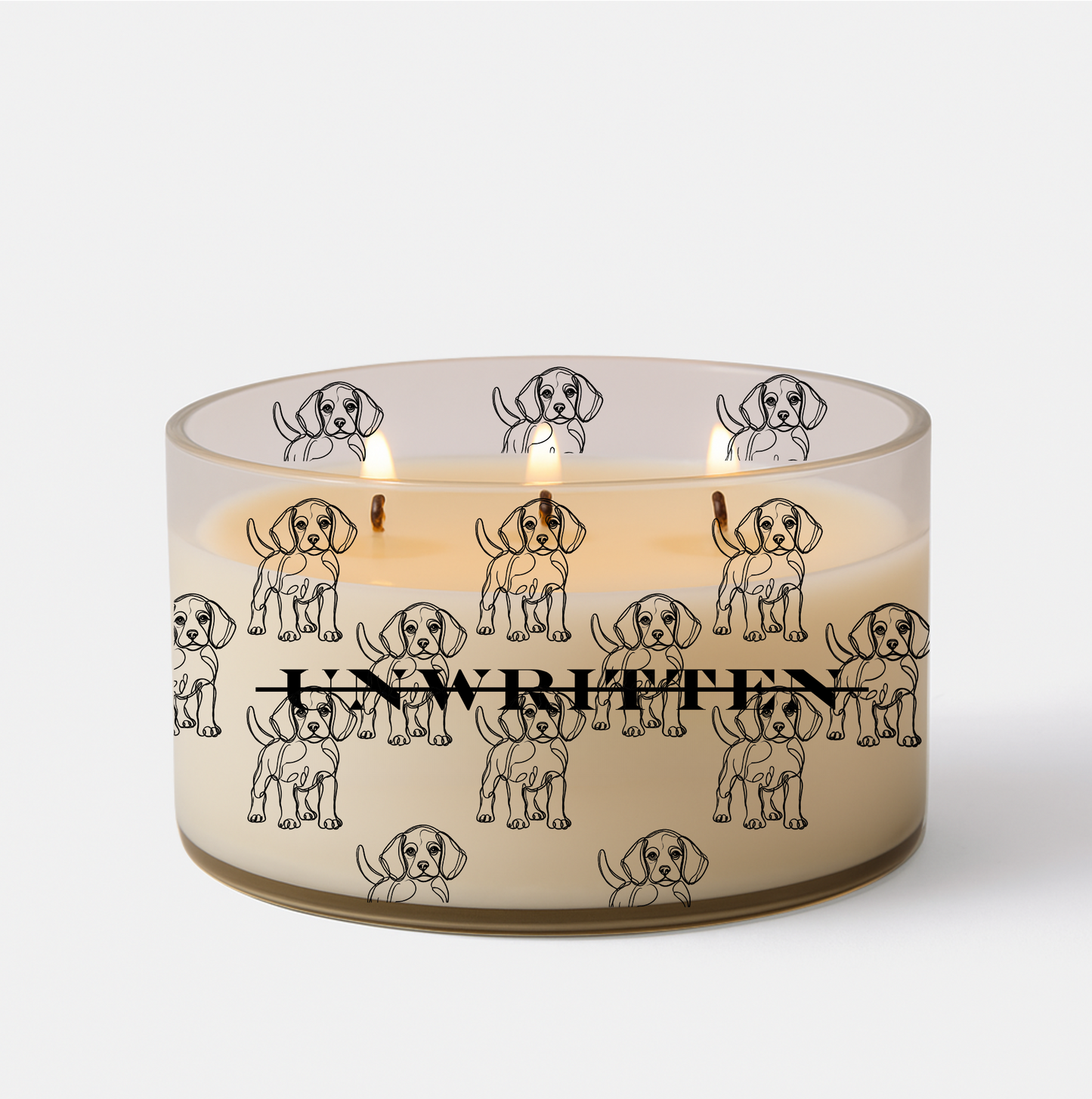 Beagle Container Candle
