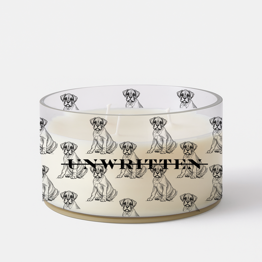 Boxer Puppy Container Candle