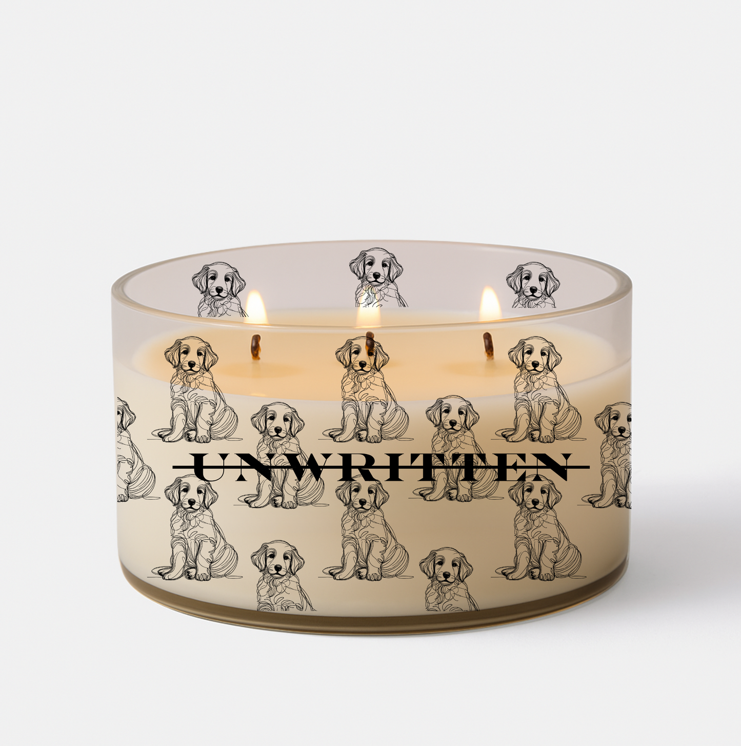 Golden Retriever Container Candle