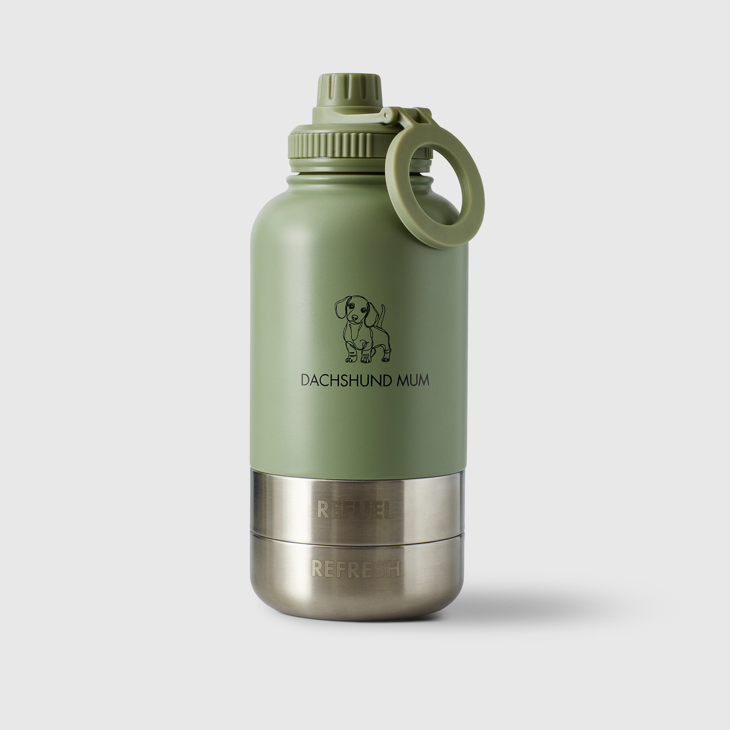 Fetch Flask | 3-in-1 Travel Bottle | Sage Green