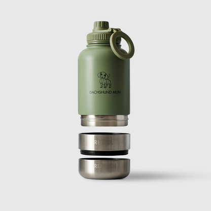 Fetch Flask | 3-in-1 Travel Bottle | Sage Green