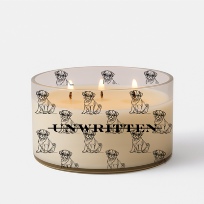 Pug Container Candle