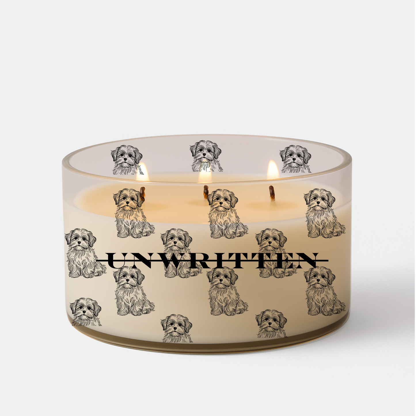 Shih Tzu Container Candle