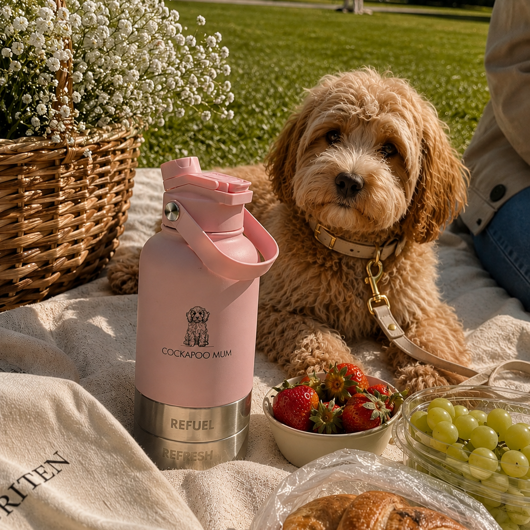 Fetch Flask | 3-in-1 Travel Bottle | Blush