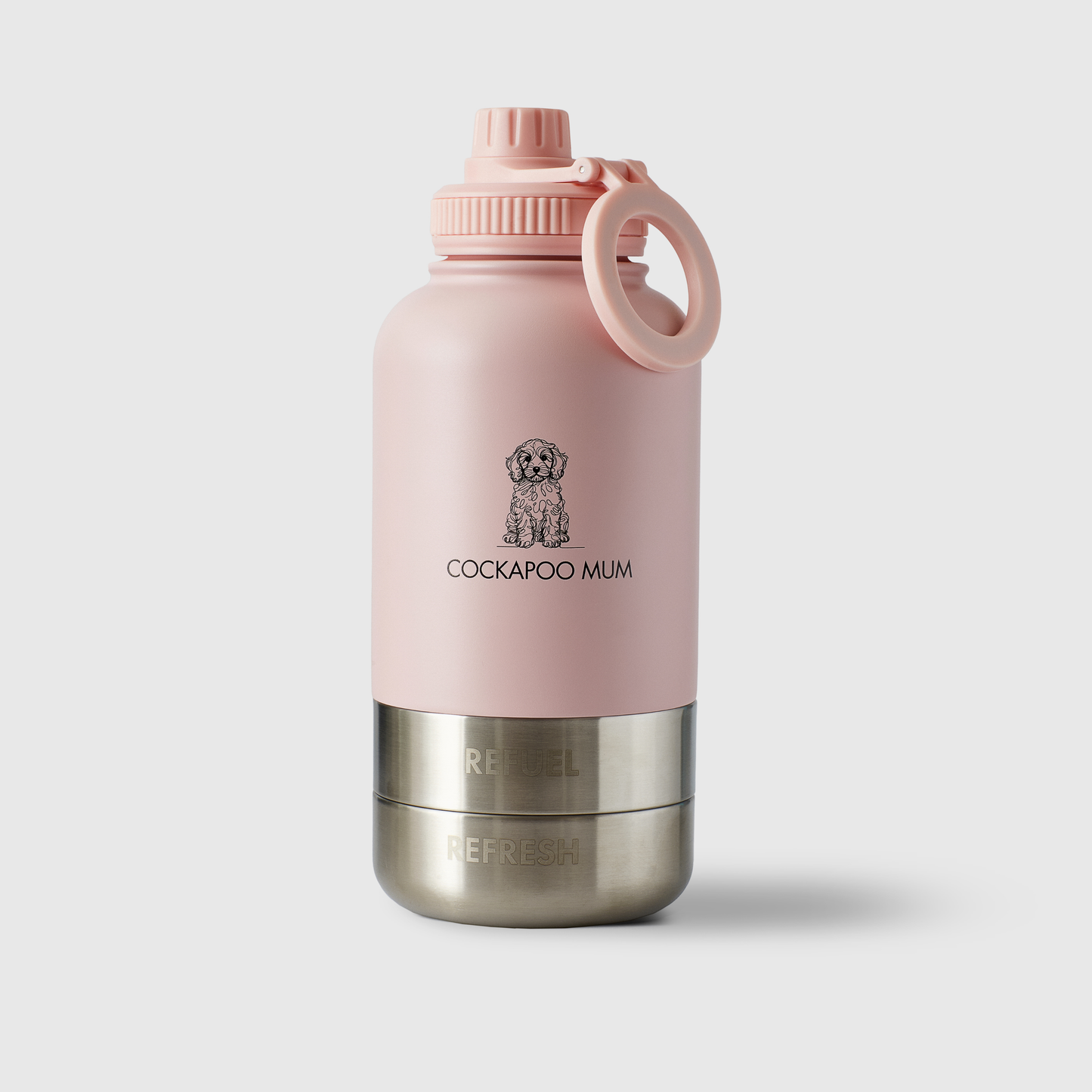 Fetch Flask | 3-in-1 Travel Bottle | Blush