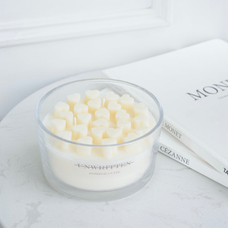 Love Heart Container Candle