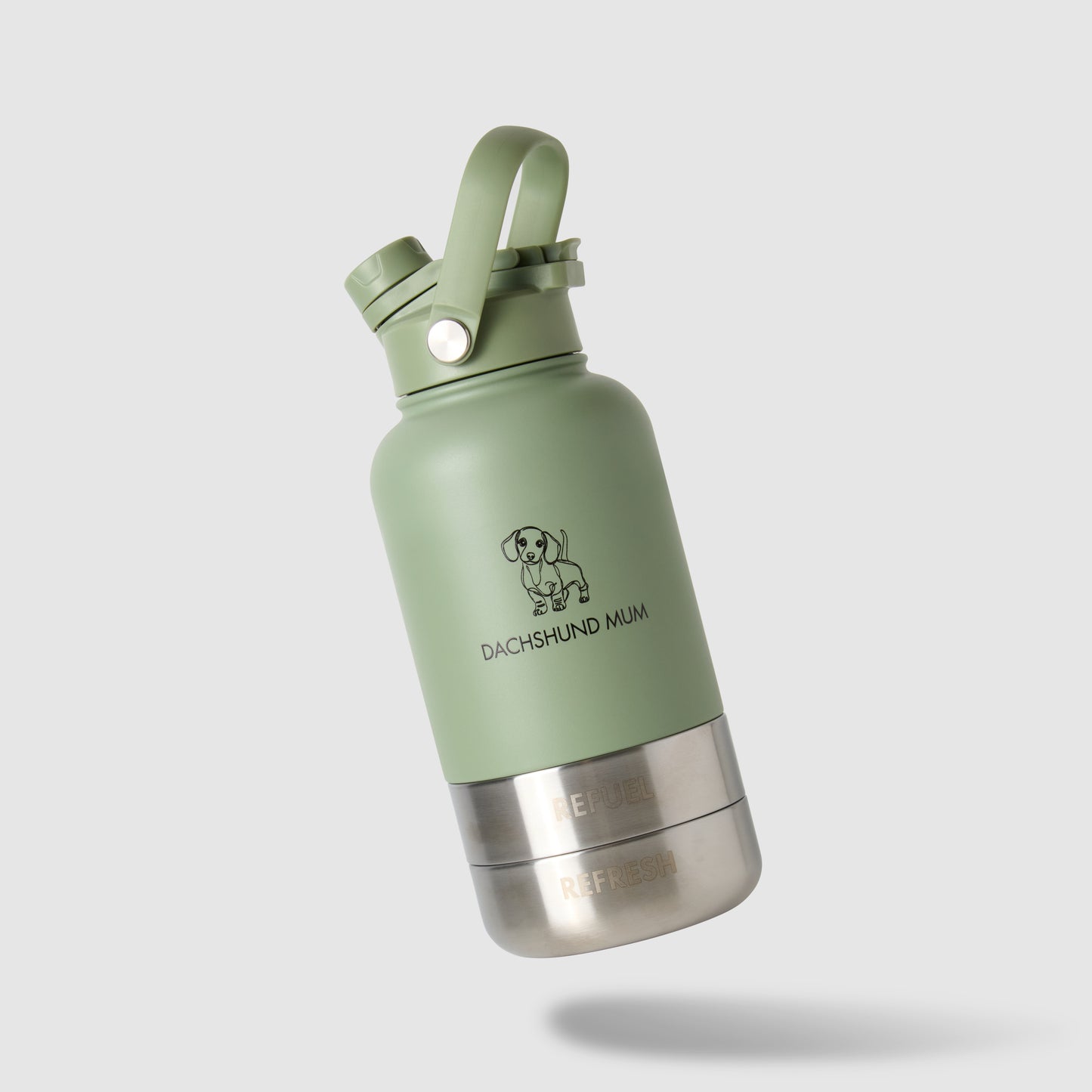 Fetch Flask | 3-in-1 Travel Bottle | Sage Green