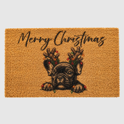 Merry Christmas Reindeer Doggy Doormat