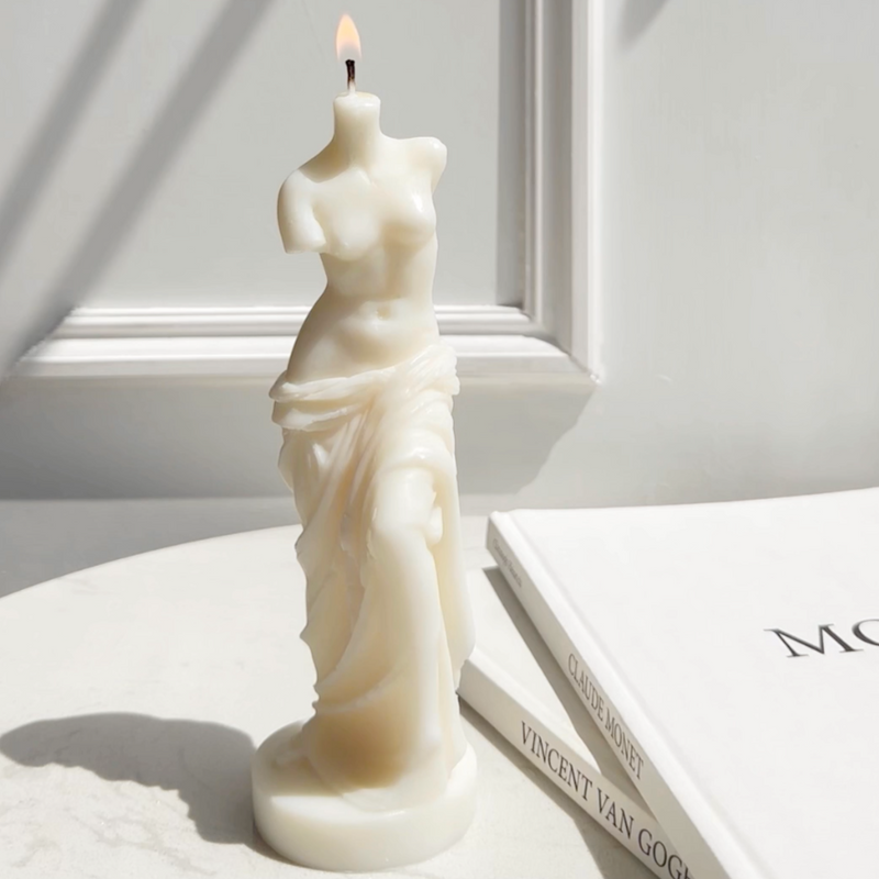 Athene Goddess Candle