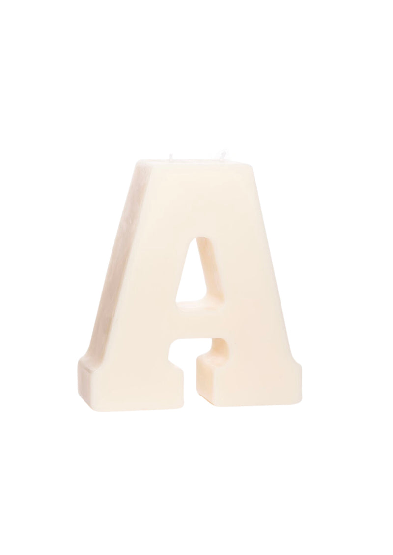 A-E Letter Candles