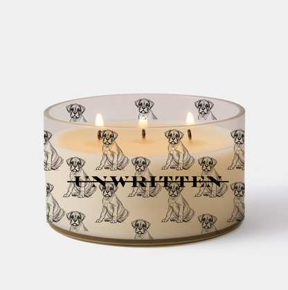 Boxer Puppy Container Candle
