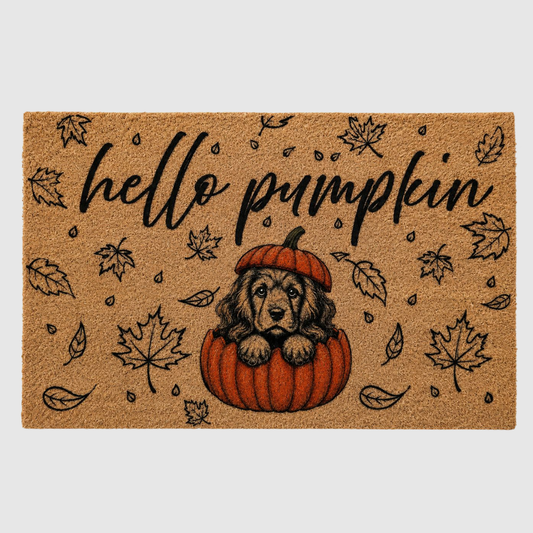 Hello Pumpkin Doggy Doormat