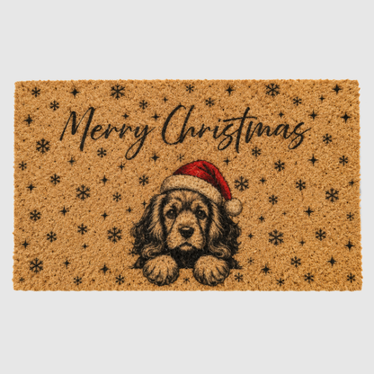 Merry Christmas Doggy Doormat